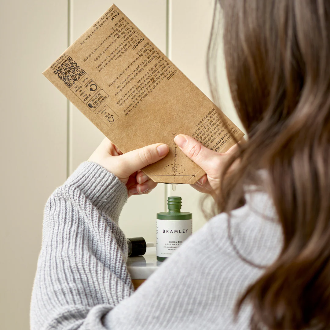 Kombucha Rest Day Serum Compostable Refill Pouch - Image 2