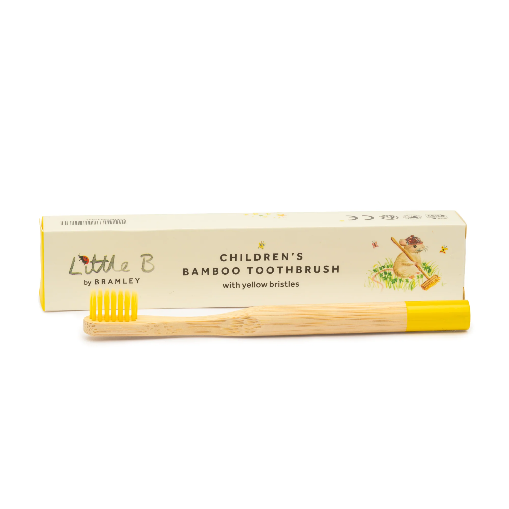 Little B Bamboo Toothbrush - Yellow